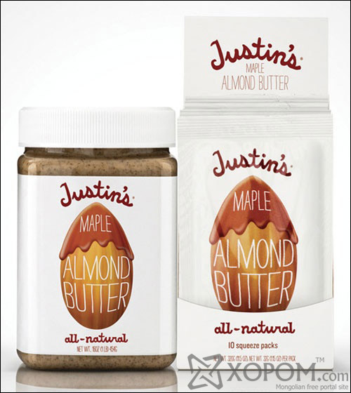 Justin’s Nut Butter package design